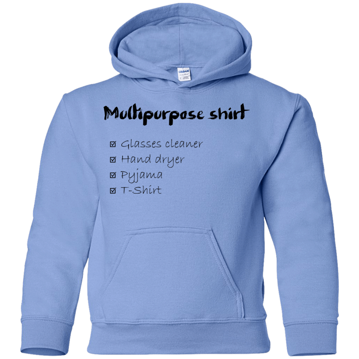 Sweatshirts Carolina Blue / YS Multipurpose Shirt Youth Hoodie