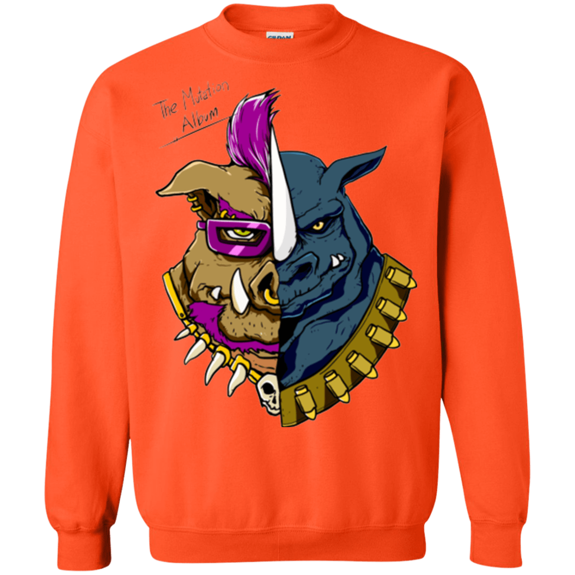 Sweatshirts Orange / Small Mutation Album Crewneck Sweatshirt