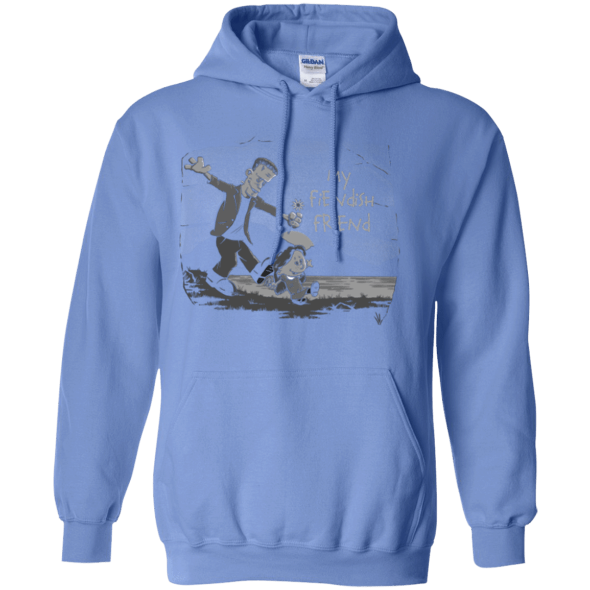 Sweatshirts Carolina Blue / Small My Fiendish Friend Pullover Hoodie