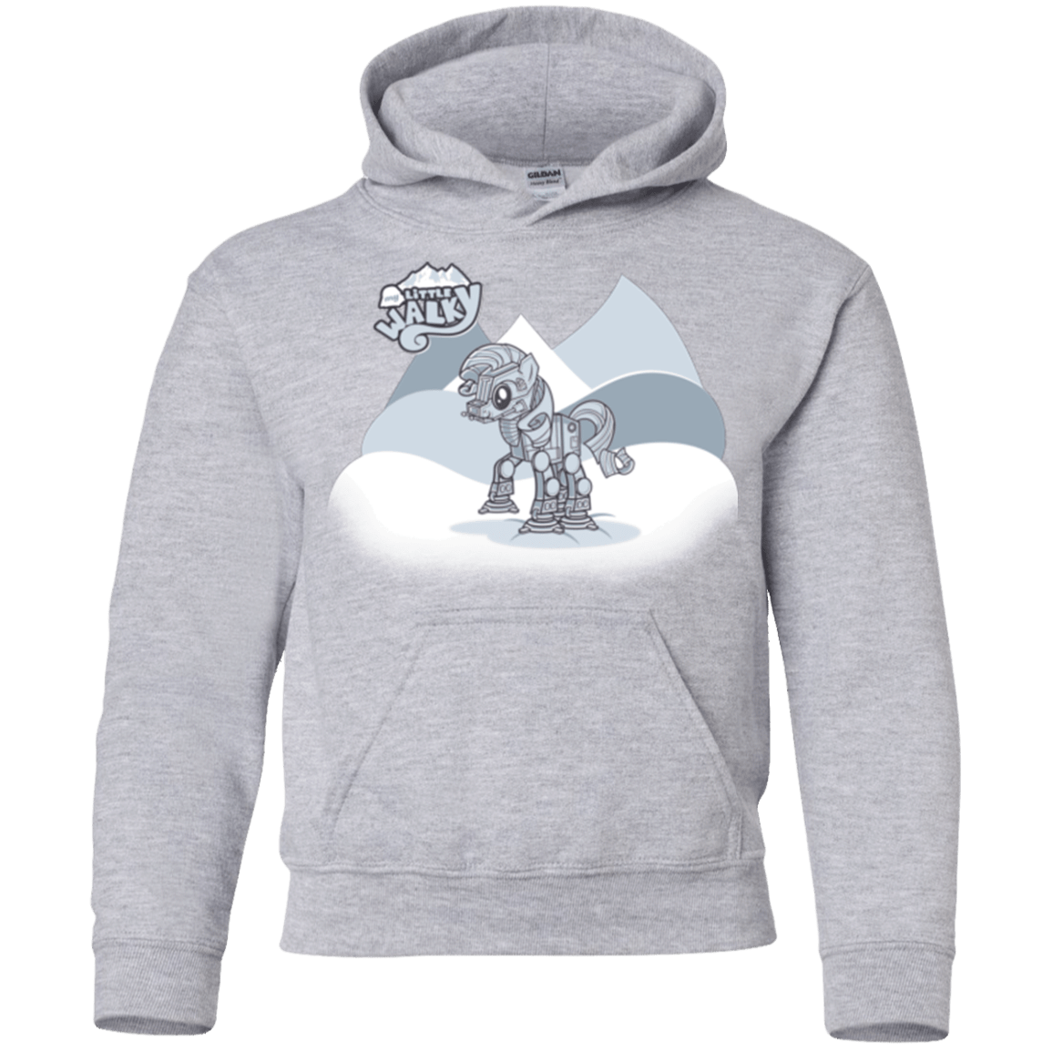 Sweatshirts Sport Grey / YS my little walky Youth Hoodie