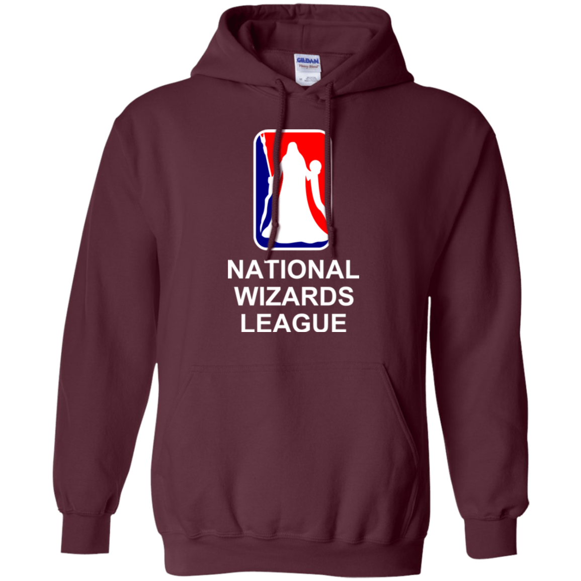 Sweatshirts Maroon / Small National Wizards League Pullover Hoodie
