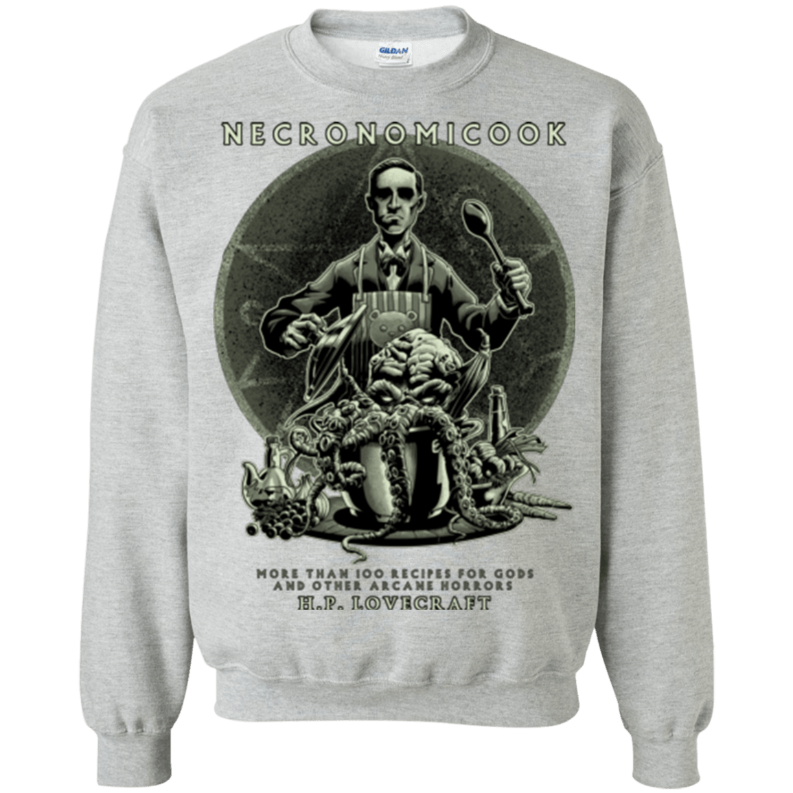 Sweatshirts Sport Grey / Small Necronomicook Crewneck Sweatshirt