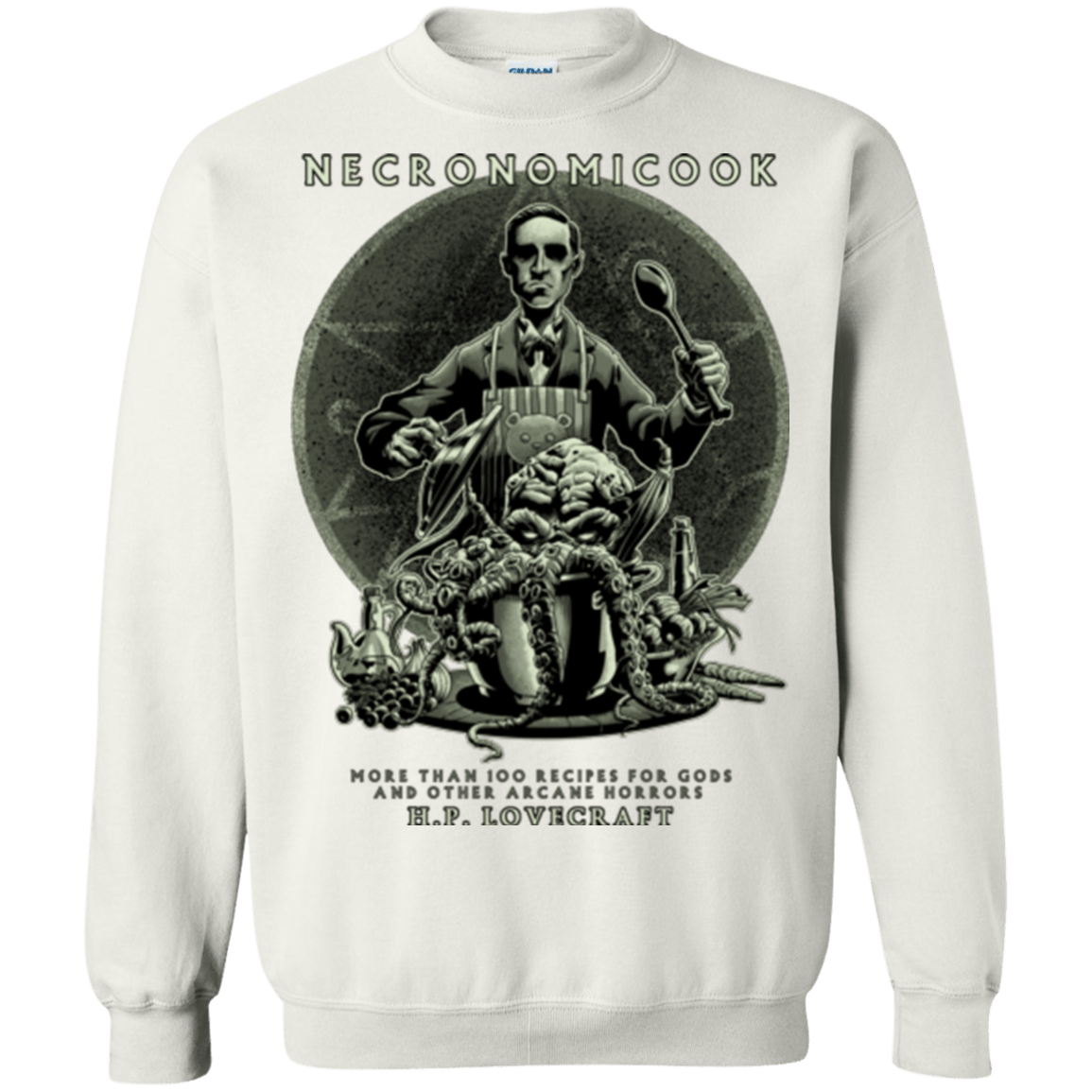 Sweatshirts White / Small Necronomicook Crewneck Sweatshirt