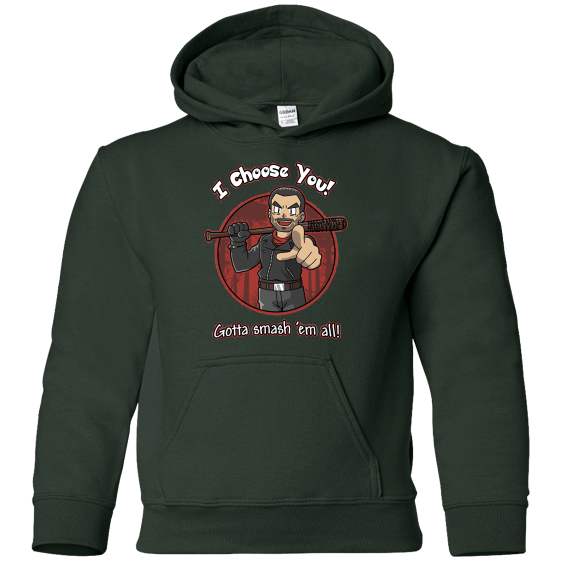 Sweatshirts Forest Green / YS Negan Chooses You Youth Hoodie