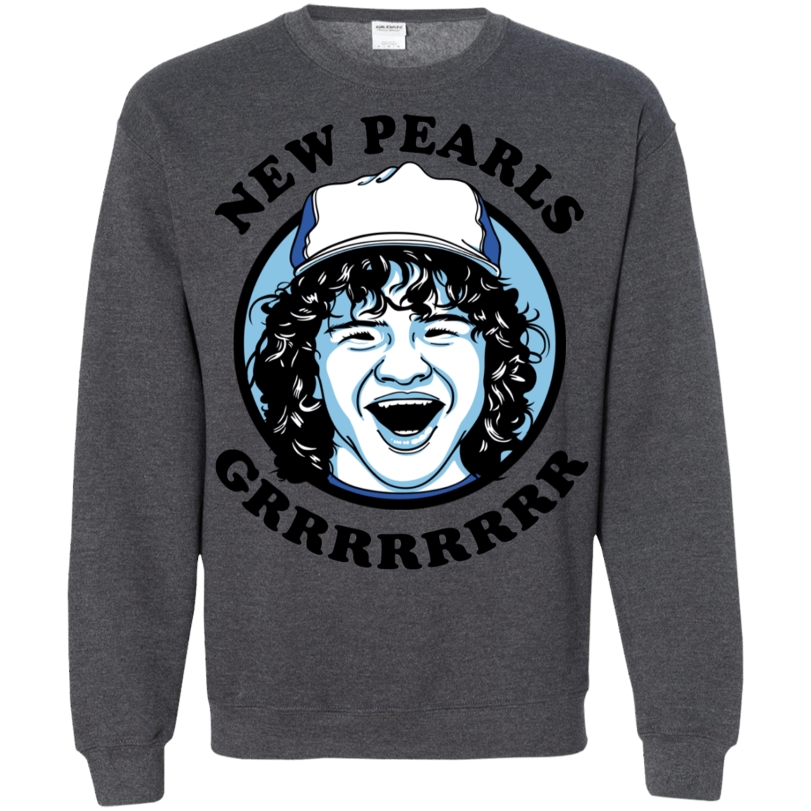 Sweatshirts Dark Heather / S New Pearls Crewneck Sweatshirt