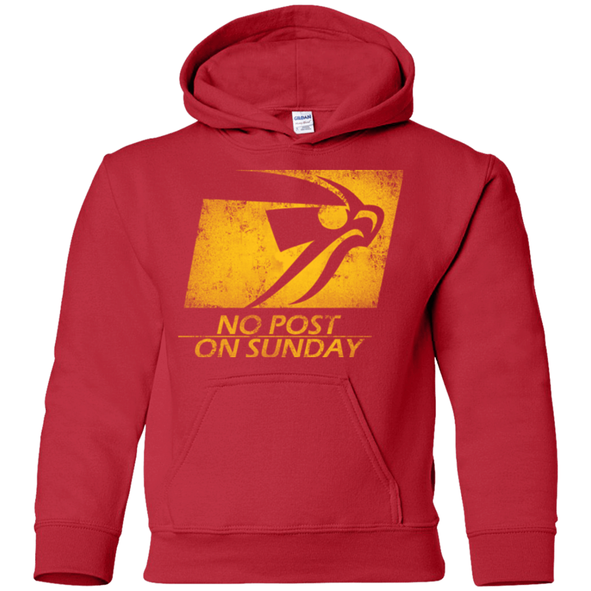 Sweatshirts Red / YS No Post On Sunday Youth Hoodie