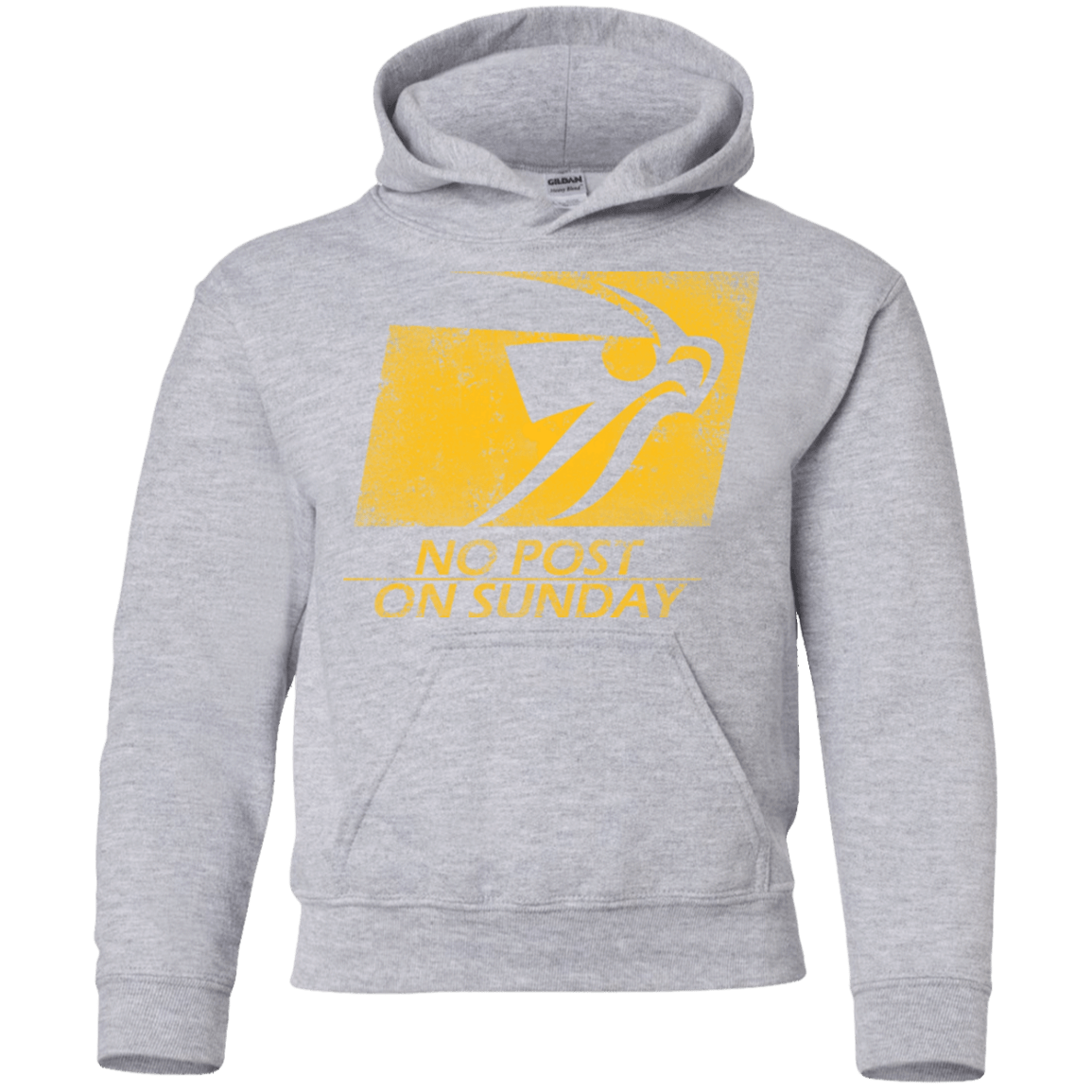 Sweatshirts Sport Grey / YS No Post On Sunday Youth Hoodie