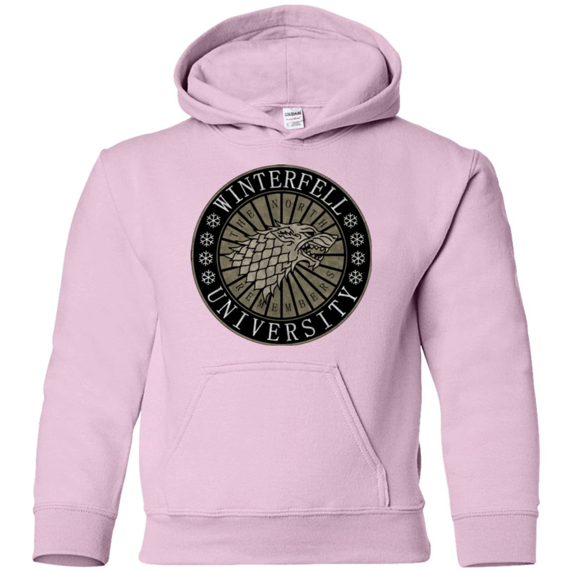 Sweatshirts Light Pink / YS North university Youth Hoodie