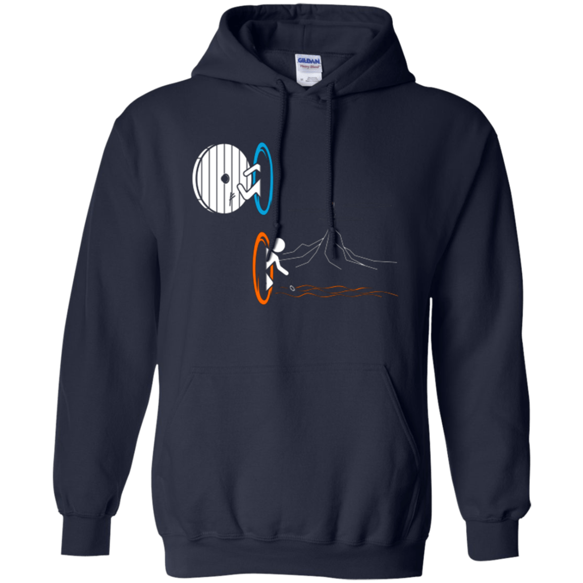 Sweatshirts Navy / Small Not a Simply Portal Pullover Hoodie