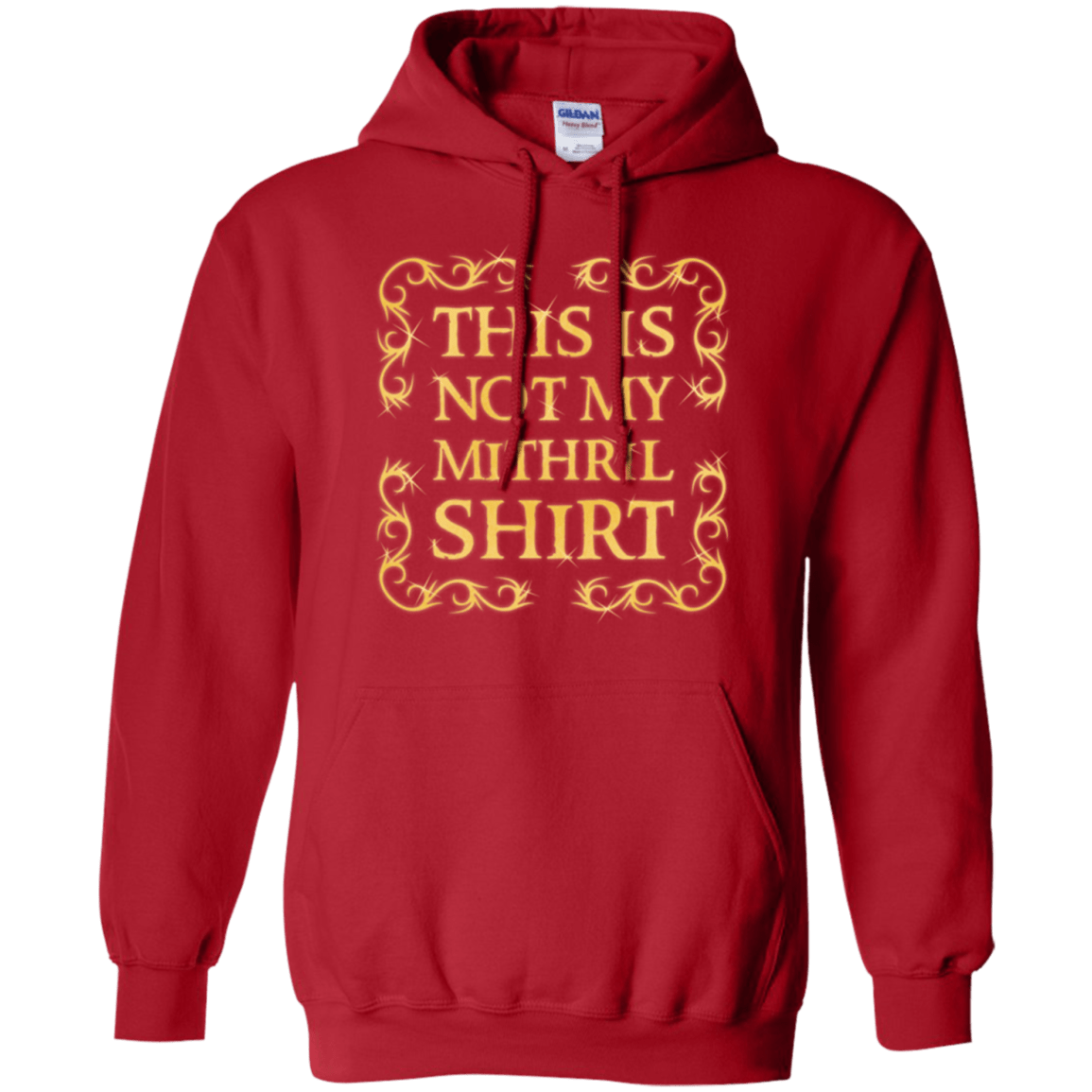 Sweatshirts Red / Small Not my shirt Pullover Hoodie
