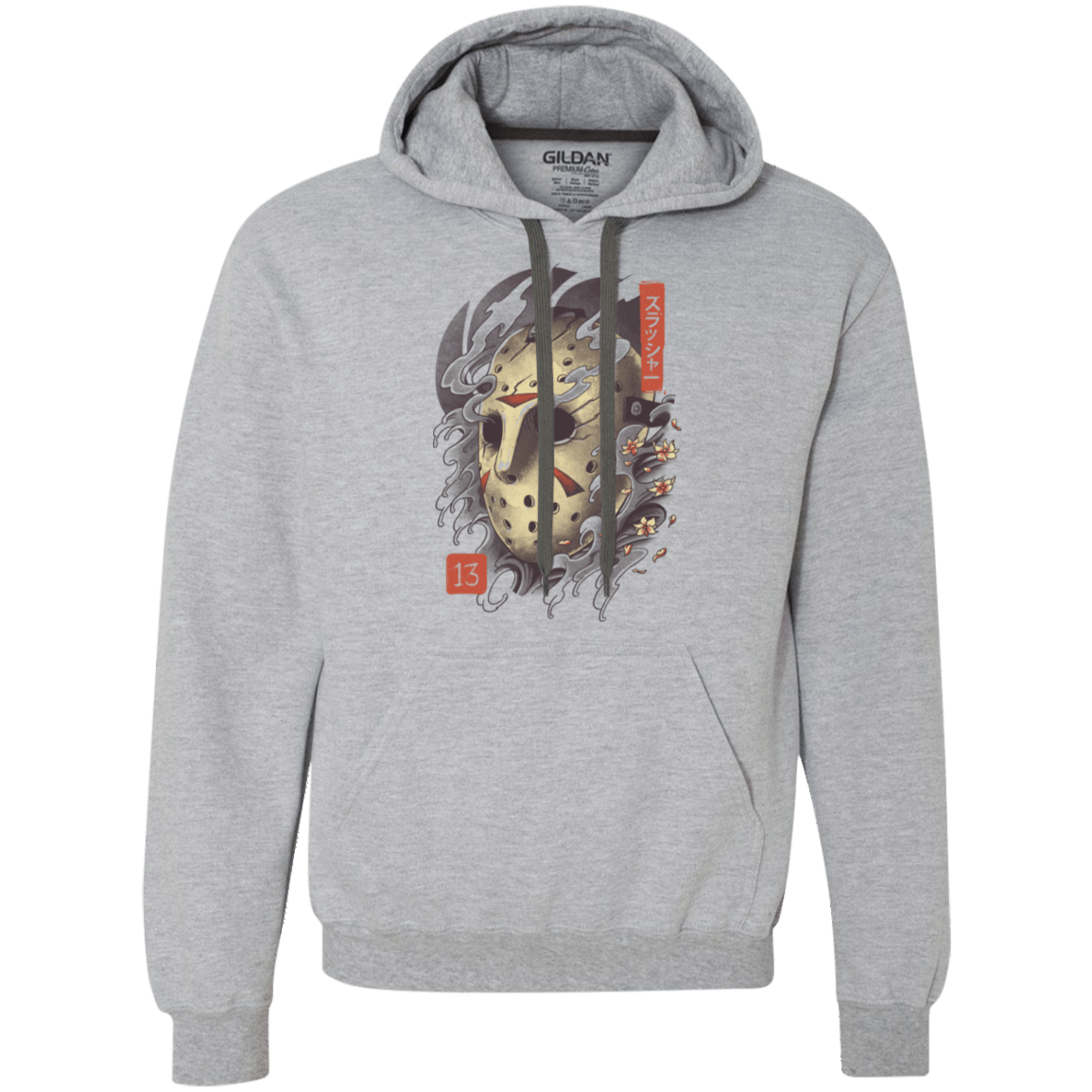 Sweatshirts Sport Grey / S Oni Jason Mask Premium Fleece Hoodie