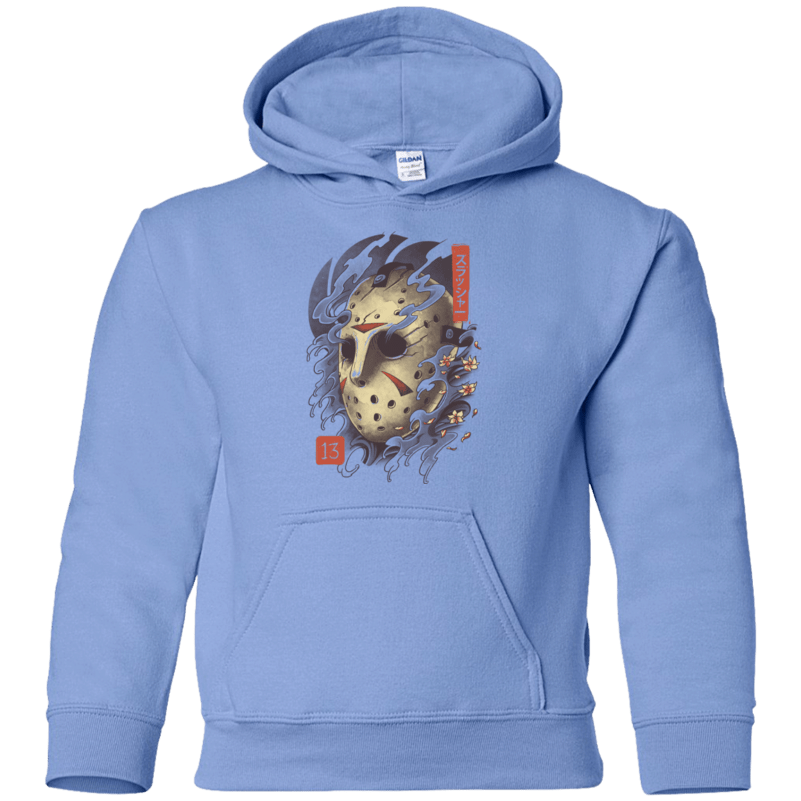 Sweatshirts Carolina Blue / YS Oni Jason Mask Youth Hoodie