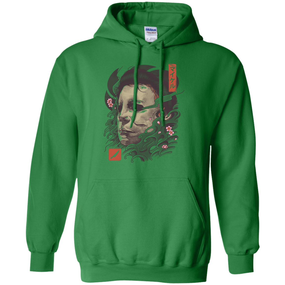 Sweatshirts Irish Green / S Oni Slasher Mask Pullover Hoodie