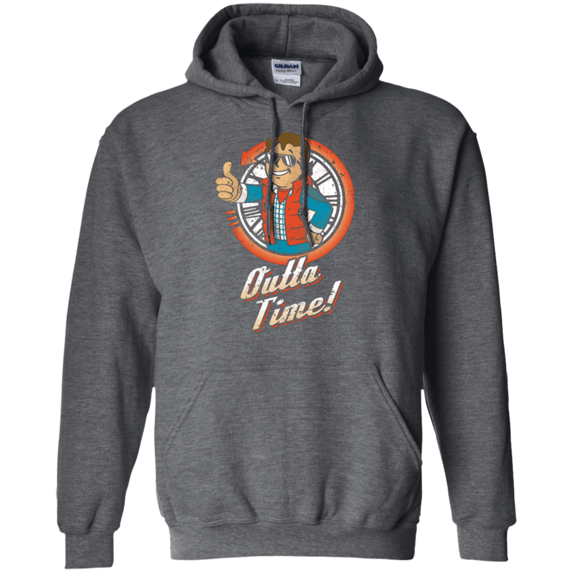 Sweatshirts Dark Heather / Small Outta Time Pullover Hoodie