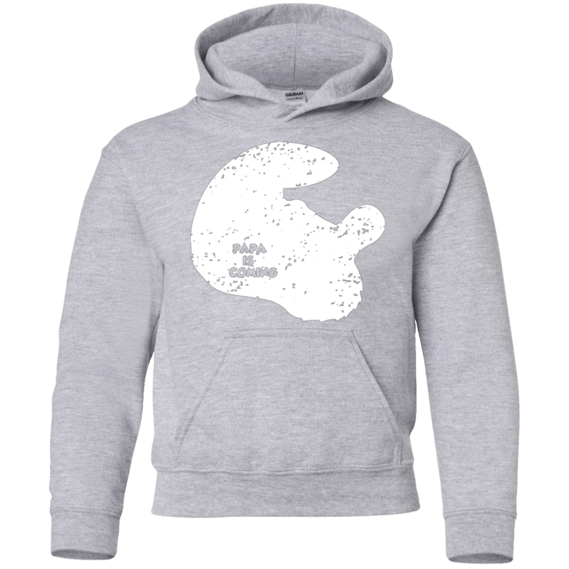Sweatshirts Sport Grey / YS Papa Is Coming Youth Hoodie