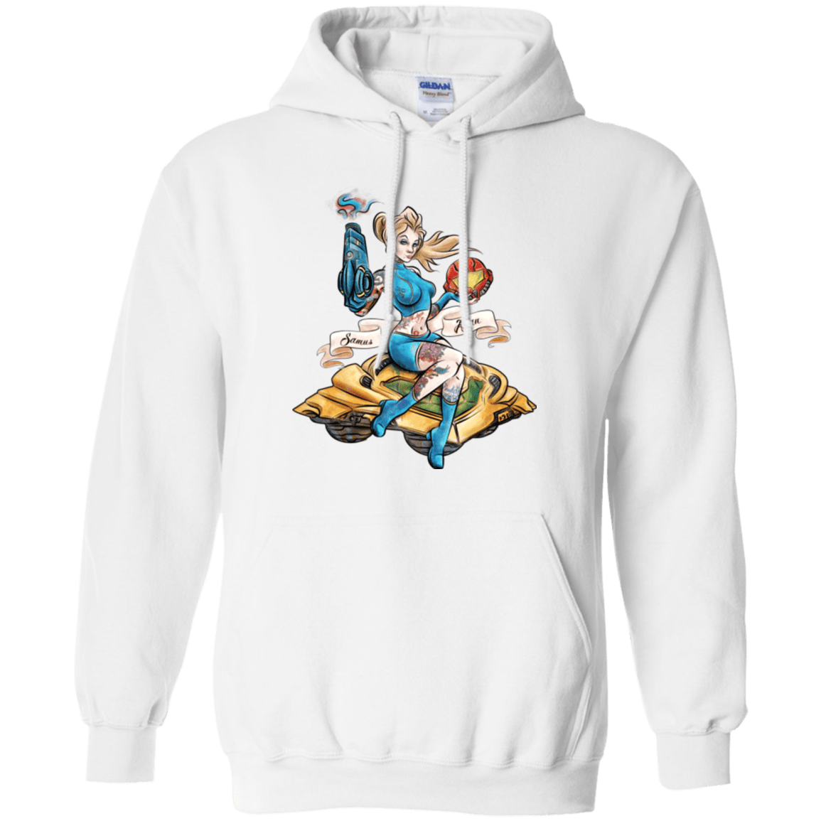 Sweatshirts White / Small PINUP SAMUS Pullover Hoodie