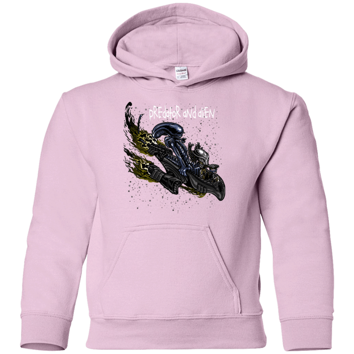 Sweatshirts Light Pink / YS Predator and Alien Youth Hoodie