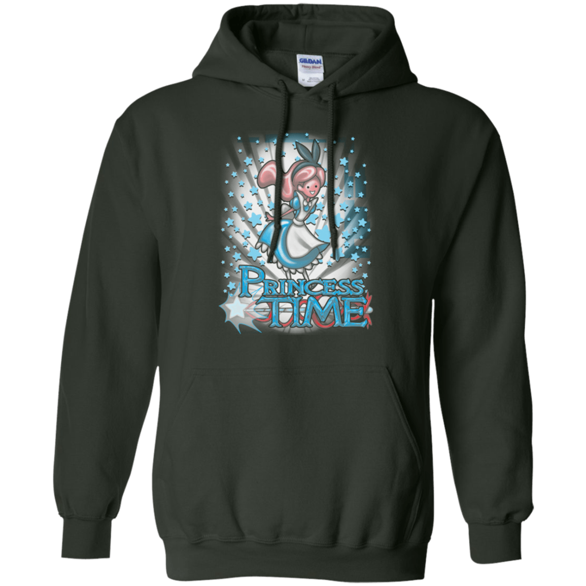 Sweatshirts Forest Green / Small Princess Time Alice Pullover Hoodie
