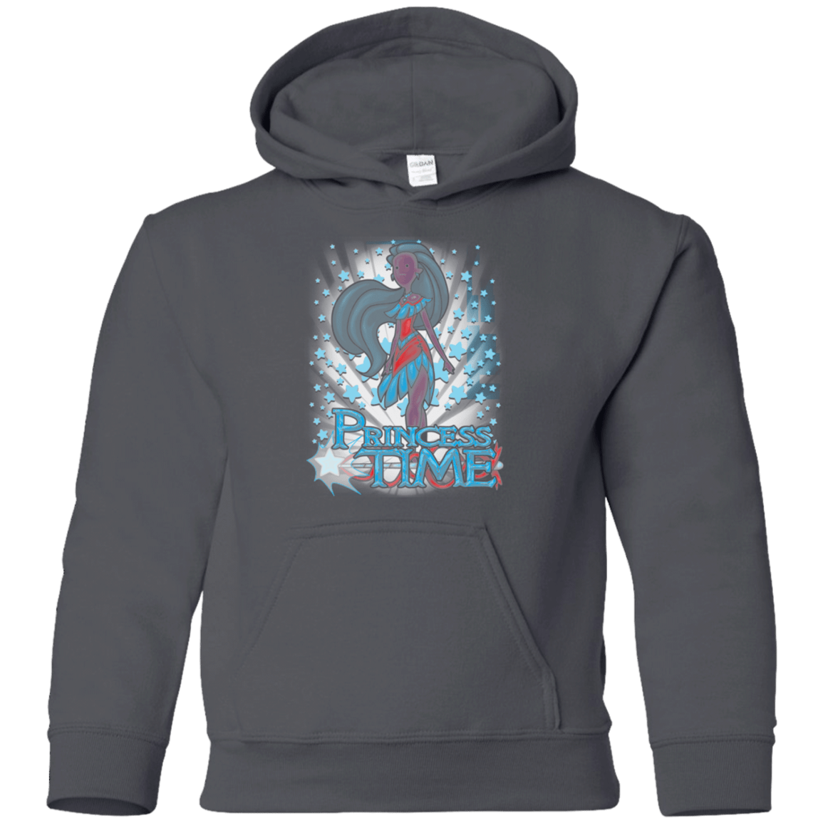 Sweatshirts Charcoal / YS Princess Time Pocahontas Youth Hoodie