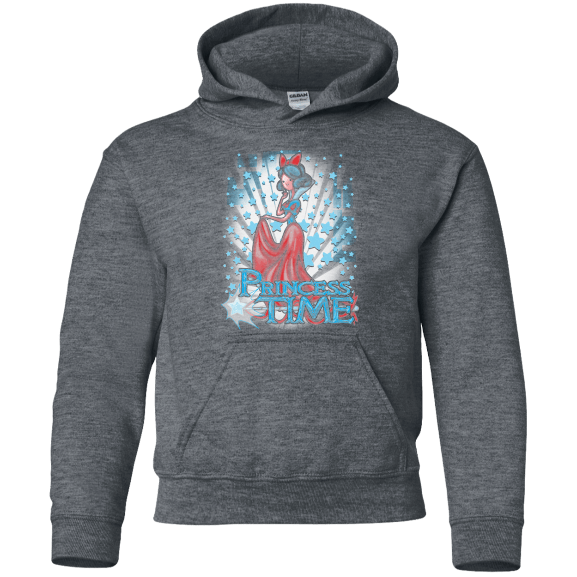 Sweatshirts Dark Heather / YS Princess Time Snow White Youth Hoodie