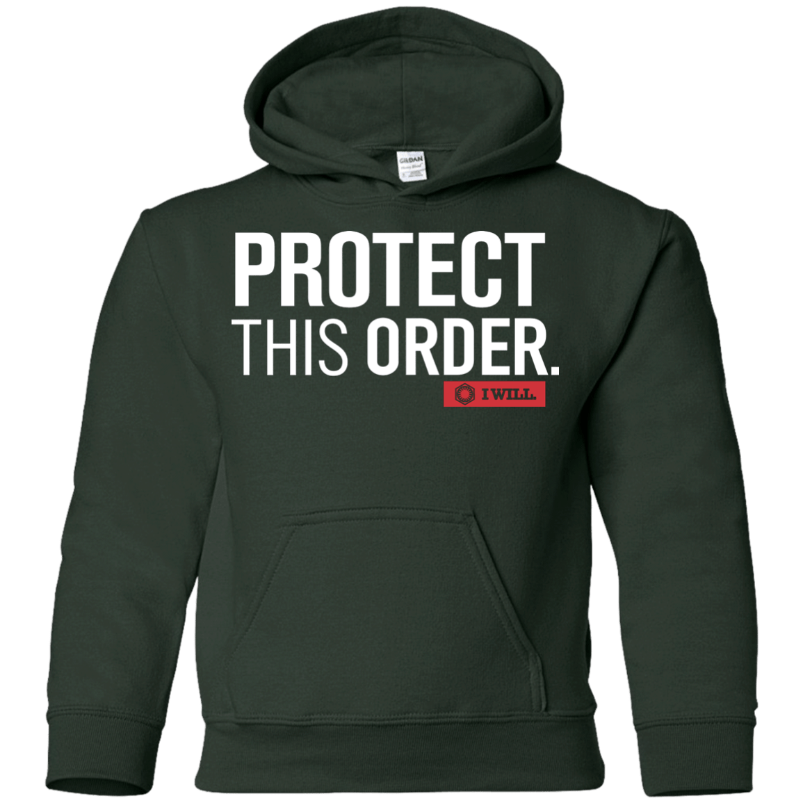 Sweatshirts Forest Green / YS Protect This Order Youth Hoodie