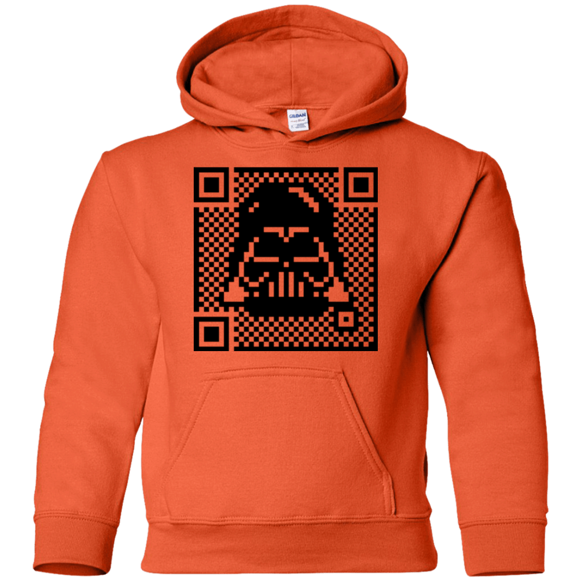 Sweatshirts Orange / YS QR vader Youth Hoodie