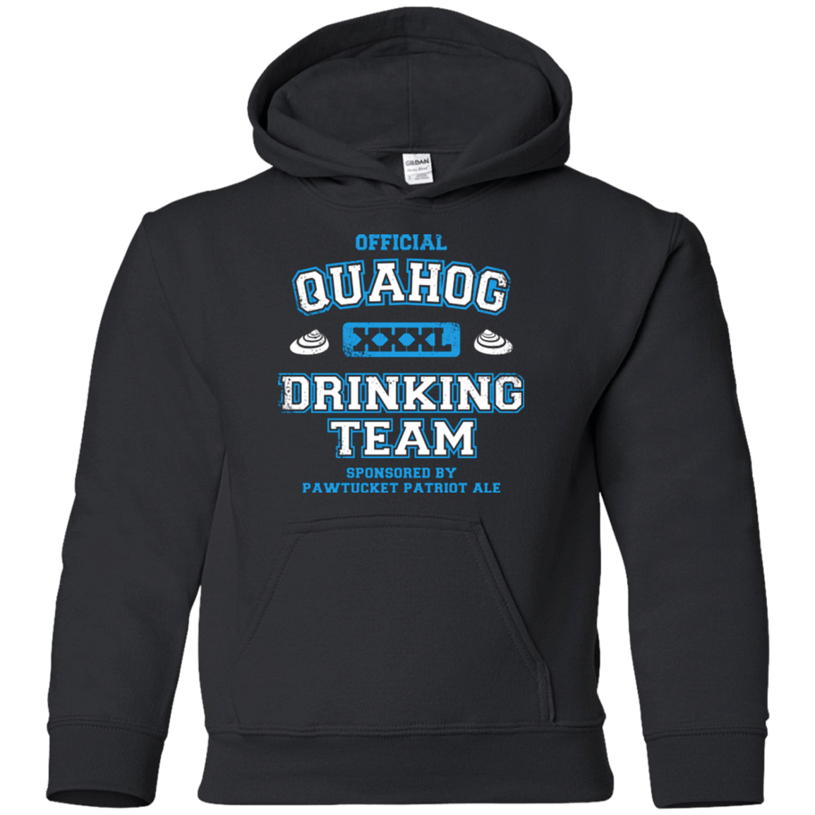 Sweatshirts Black / YS Quahog Drinking Team Youth Hoodie