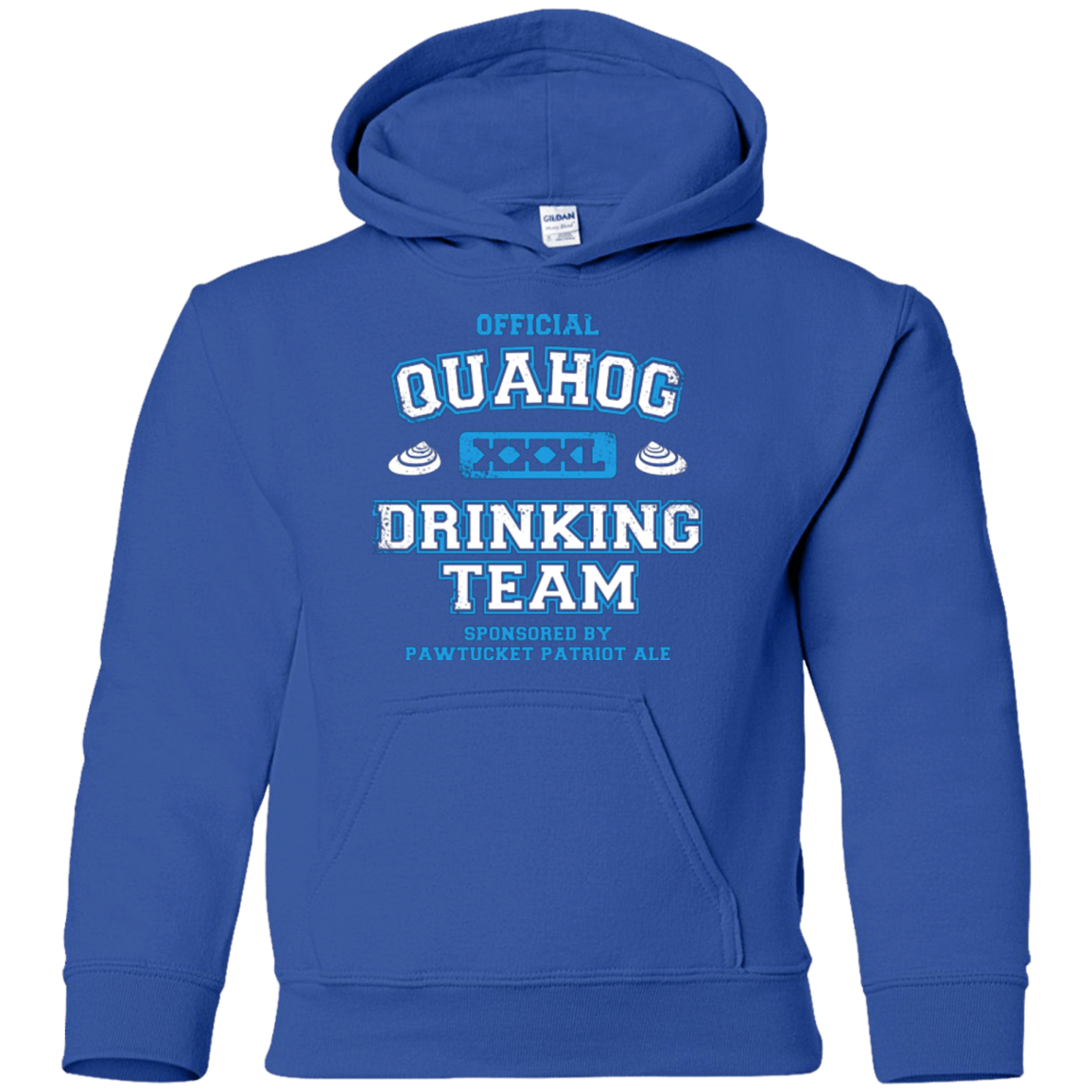 Sweatshirts Royal / YS Quahog Drinking Team Youth Hoodie