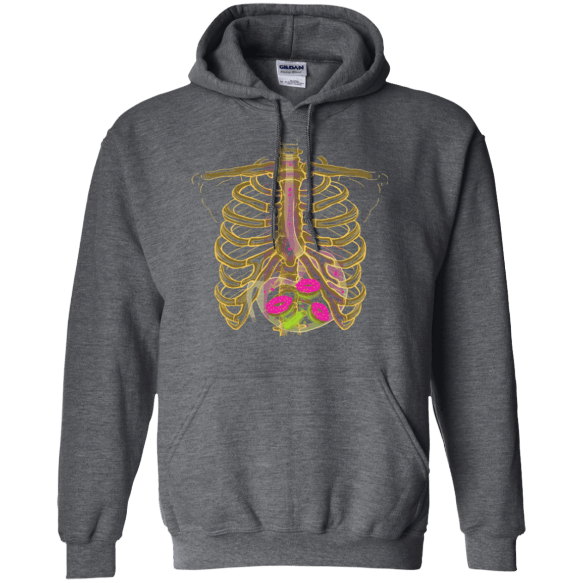 Sweatshirts Dark Heather / Small Radioactive Donuts Pullover Hoodie