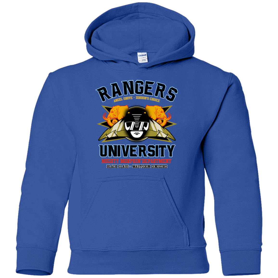 Sweatshirts Royal / YS Rangers U Black Ranger Youth Hoodie