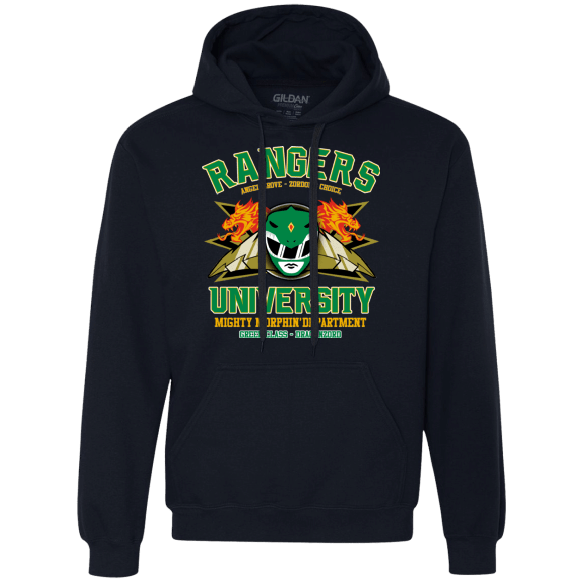 Sweatshirts Navy / Small Rangers U Green Ranger Premium Fleece Hoodie