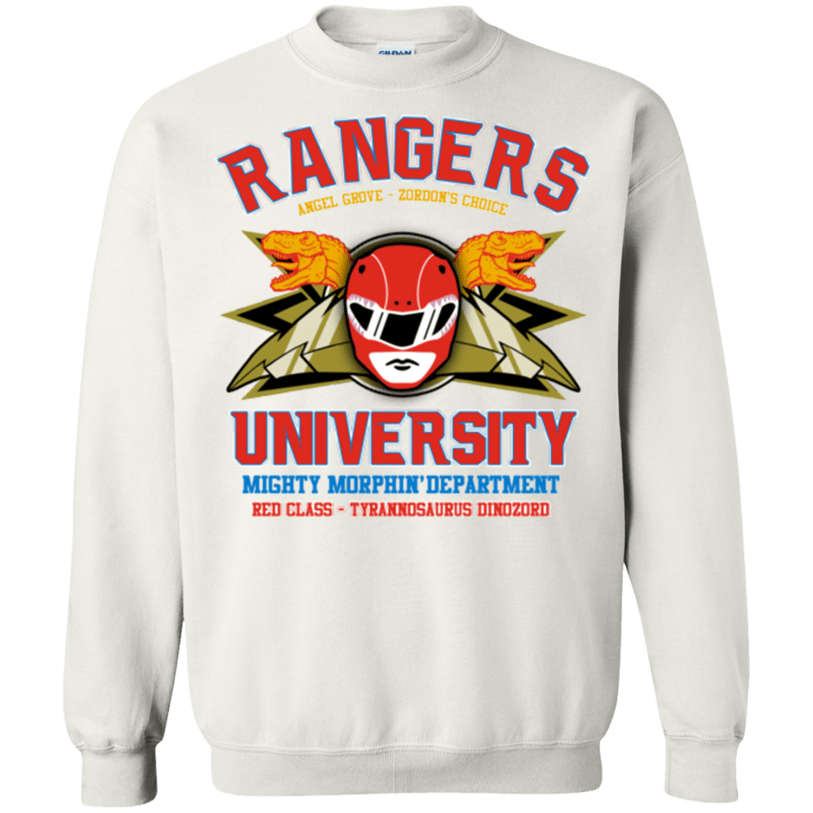 Sweatshirts White / Small Rangers U - Red Ranger Crewneck Sweatshirt