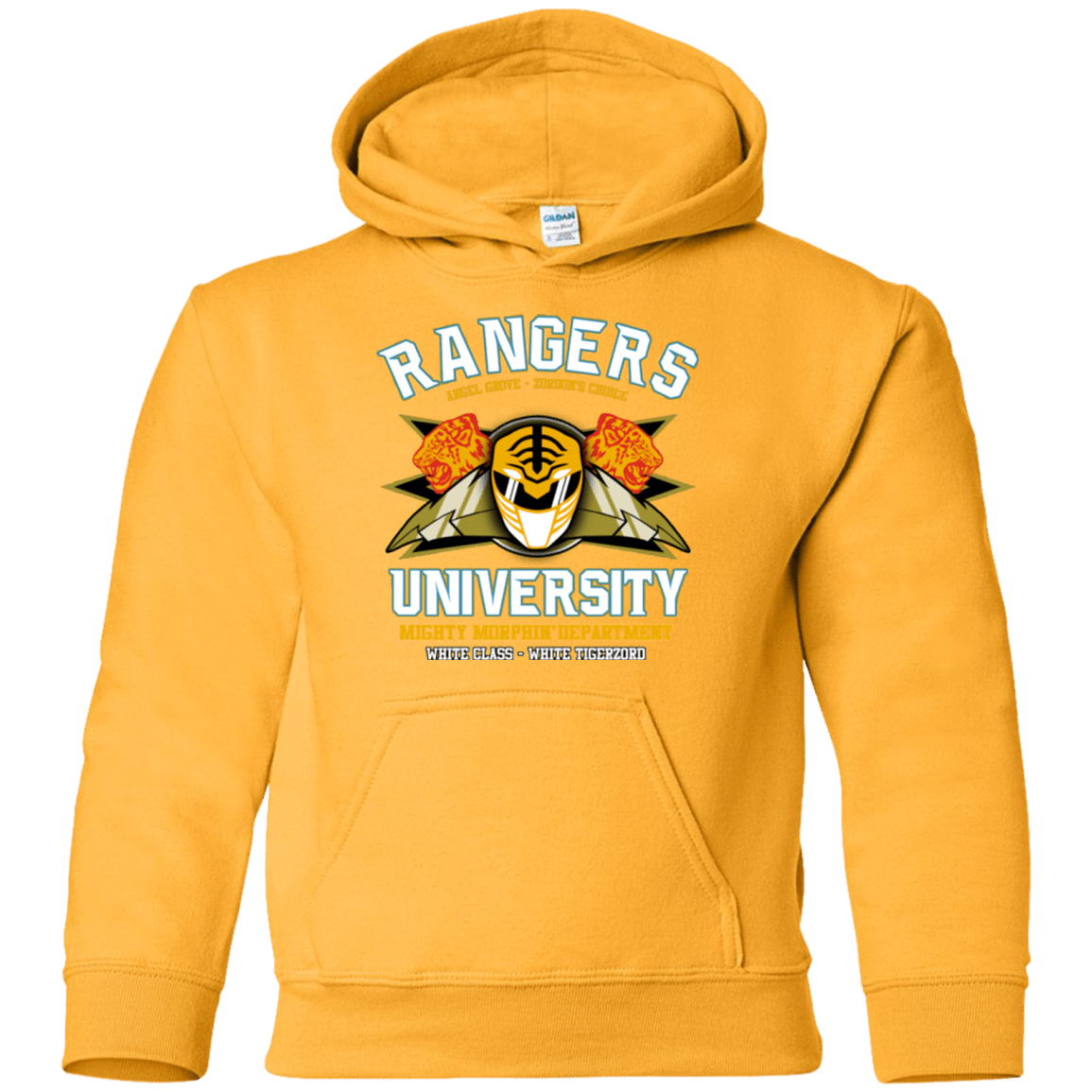 Sweatshirts Gold / YS Rangers U White Ranger Youth Hoodie