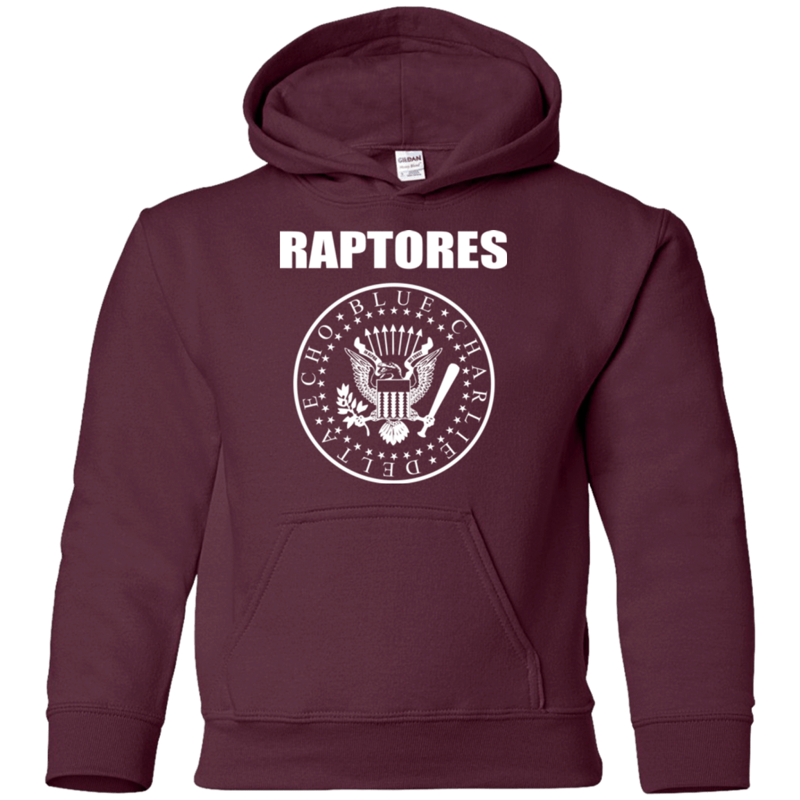 Sweatshirts Maroon / YS Raptores Youth Hoodie