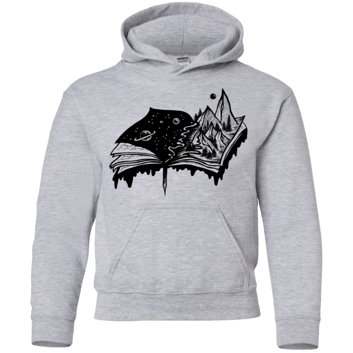 Sweatshirts Sport Grey / YS Reading is Life Youth Hoodie