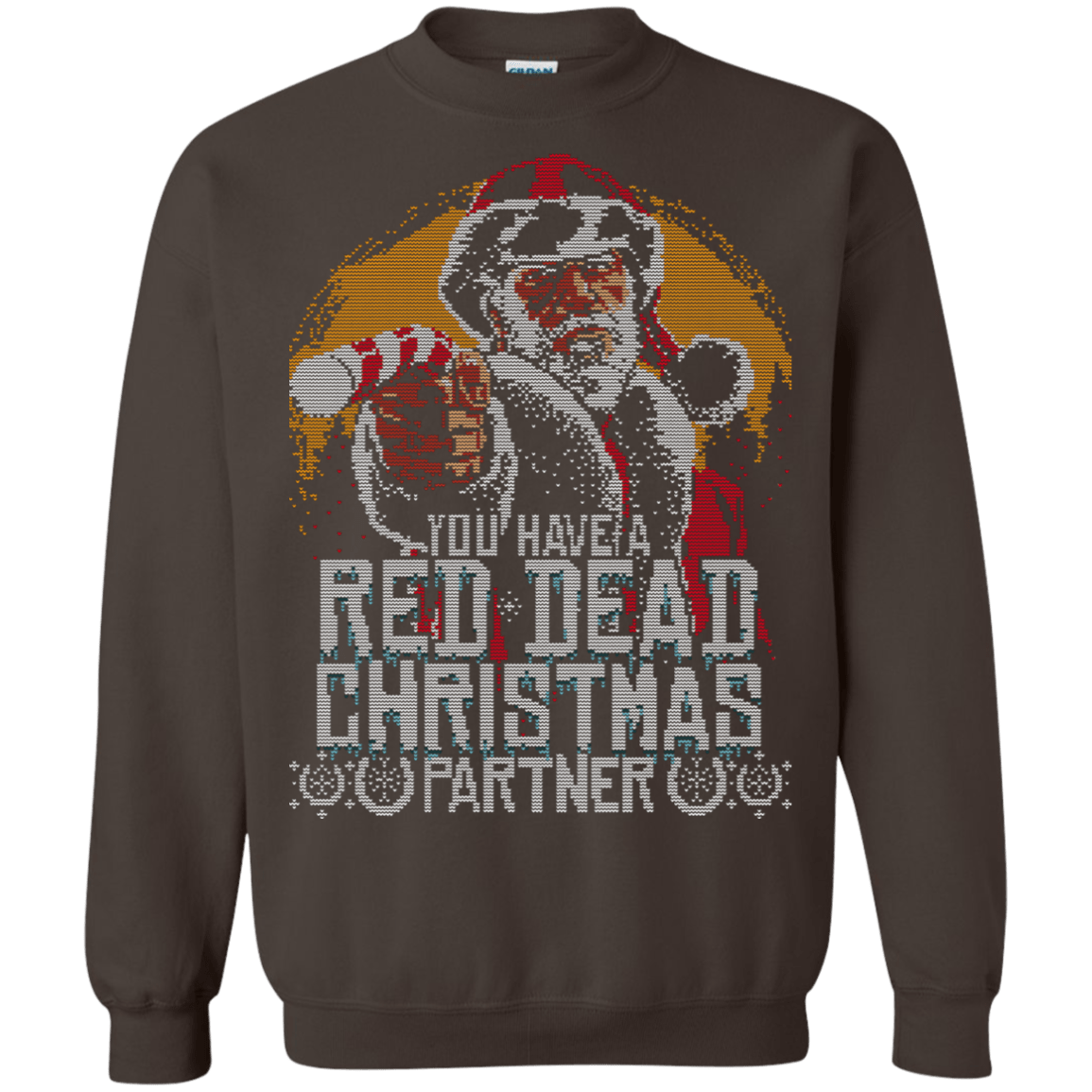Sweatshirts Dark Chocolate / S RED DEAD CHRISTMAS Crewneck Sweatshirt