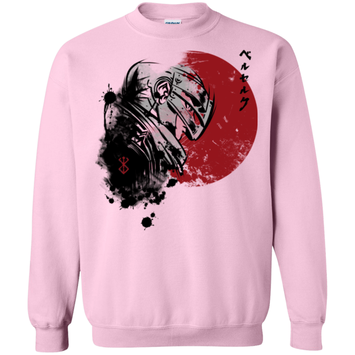 Sweatshirts Light Pink / Small Red Sun Guts Crewneck Sweatshirt