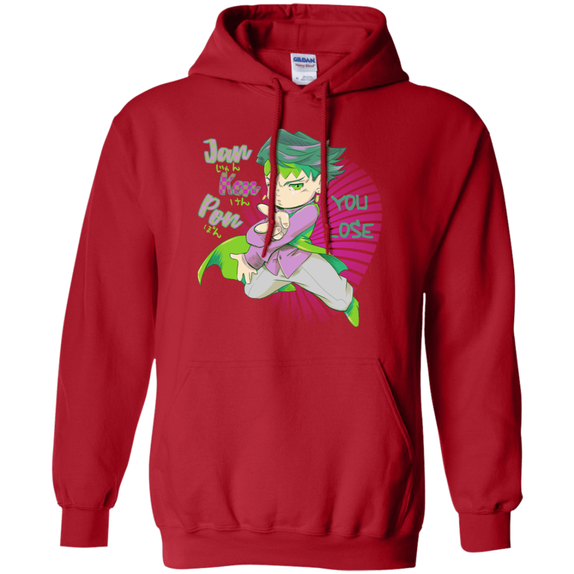 Sweatshirts Red / S Rohan Kishibe Pullover Hoodie