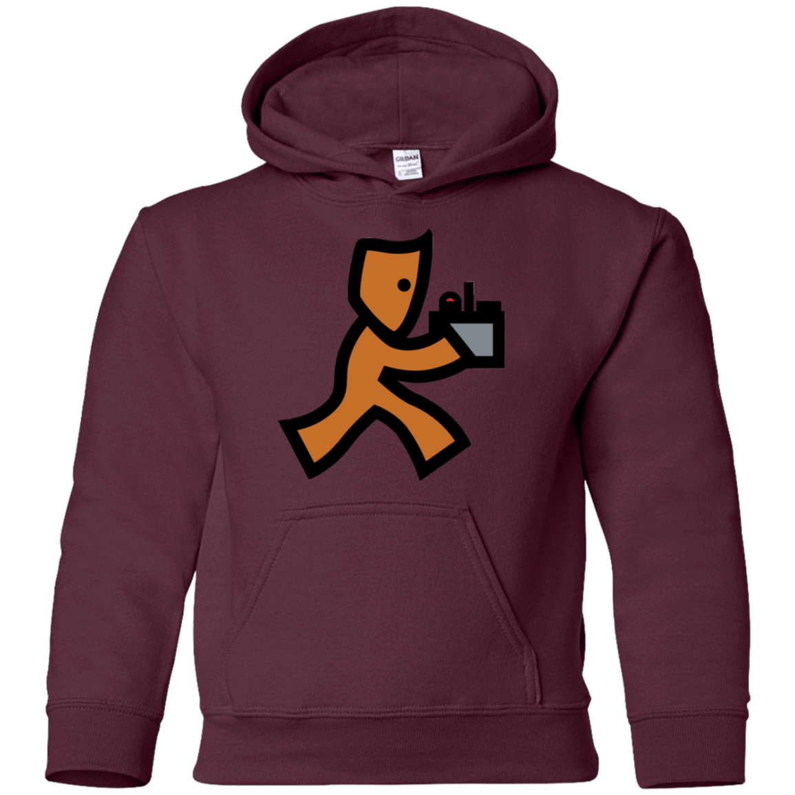 Sweatshirts Maroon / YS RUN Youth Hoodie