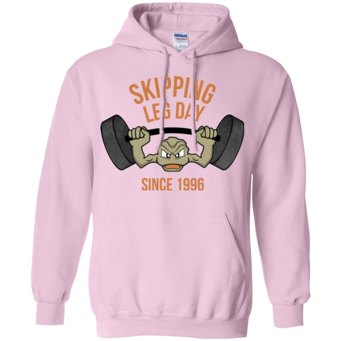 Sweatshirts Light Pink / Small Skipping Leg Day Pullover Hoodie