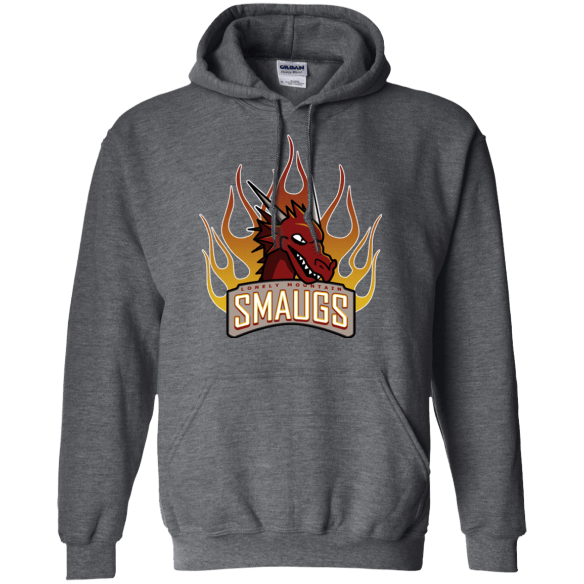 Sweatshirts Dark Heather / Small Smaugs Pullover Hoodie