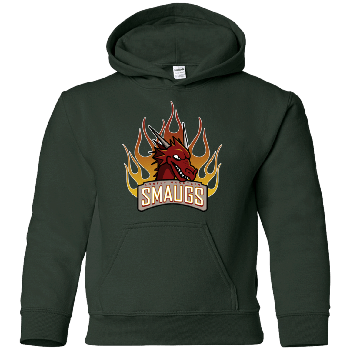 Sweatshirts Forest Green / YS Smaugs Youth Hoodie