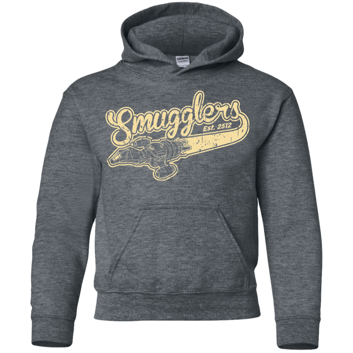 Sweatshirts Dark Heather / YS Smugglers Youth Hoodie