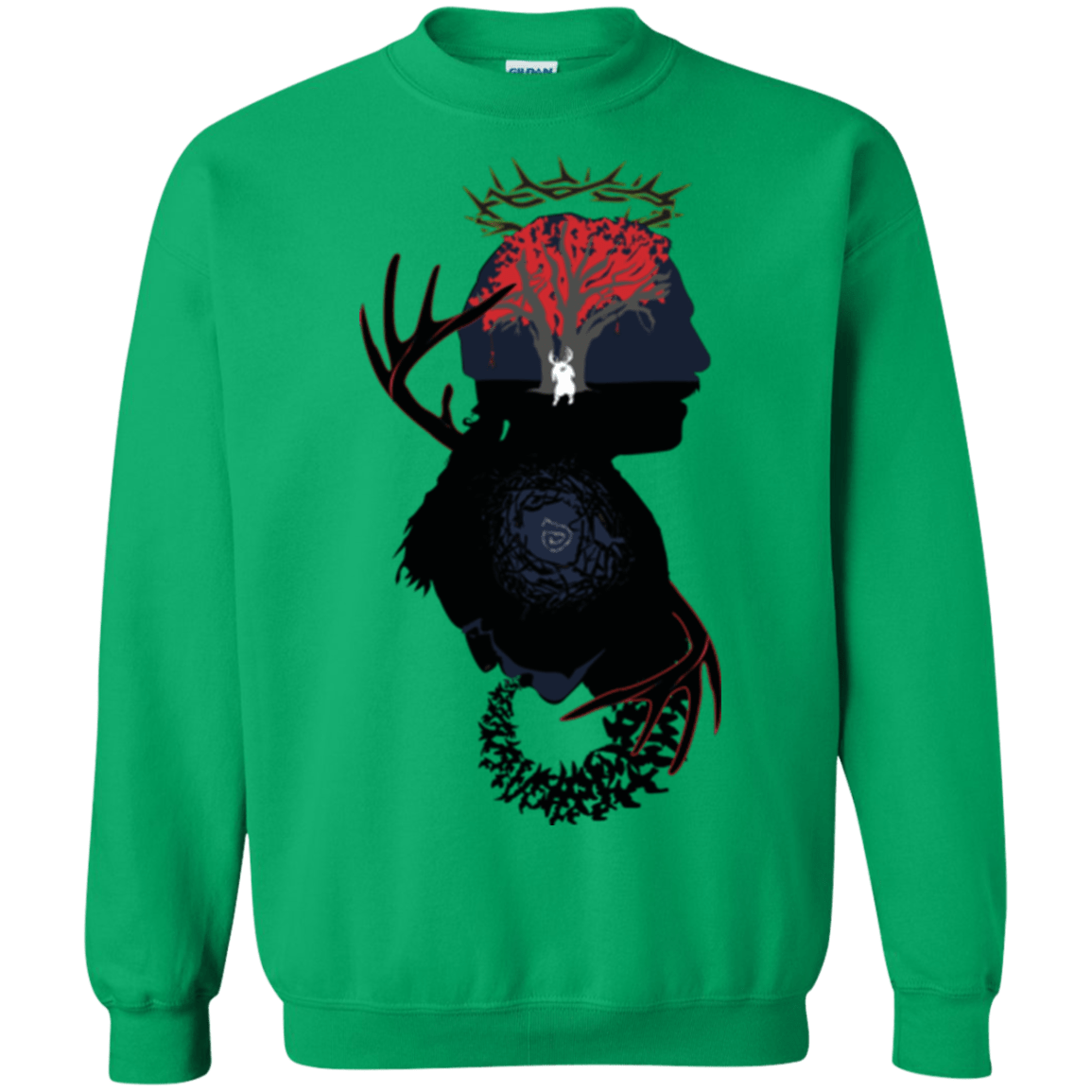 Sweatshirts Irish Green / Small Spiral Detective Crewneck Sweatshirt