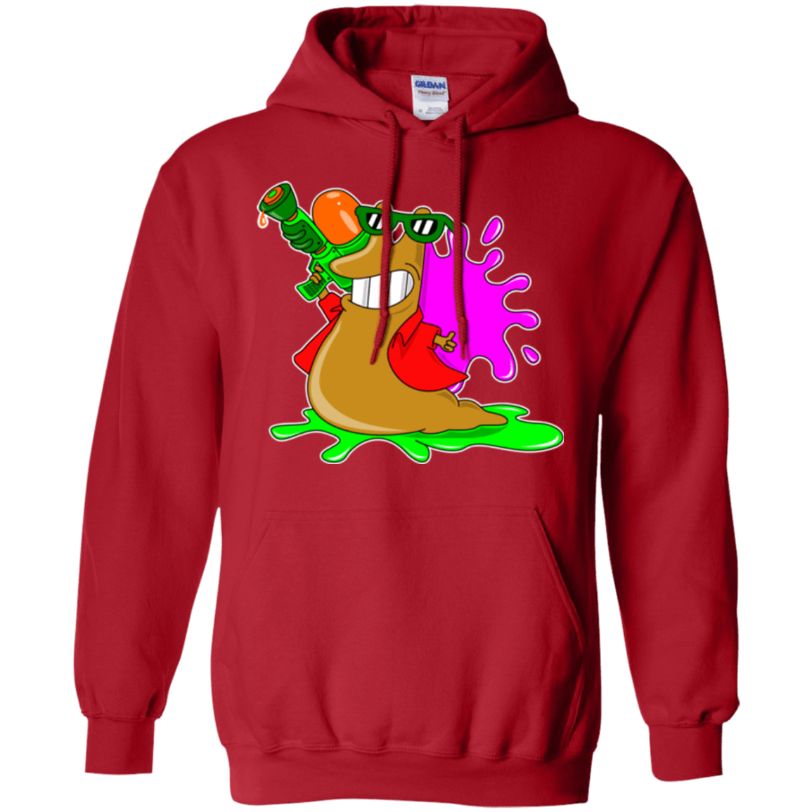 Sweatshirts Red / Small Splash party Pullover Hoodie