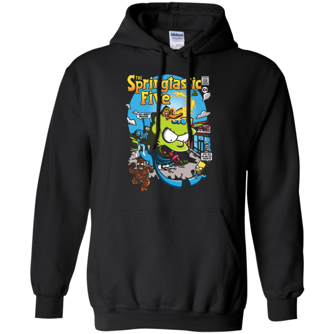Sweatshirts Black / Small Springtastic Pullover Hoodie