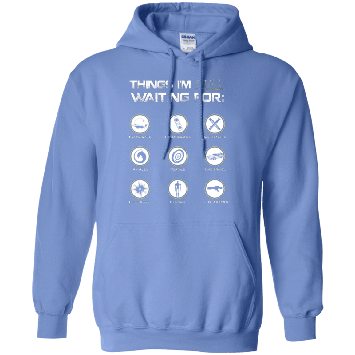 Sweatshirts Carolina Blue / Small Still Waiting Pullover Hoodie