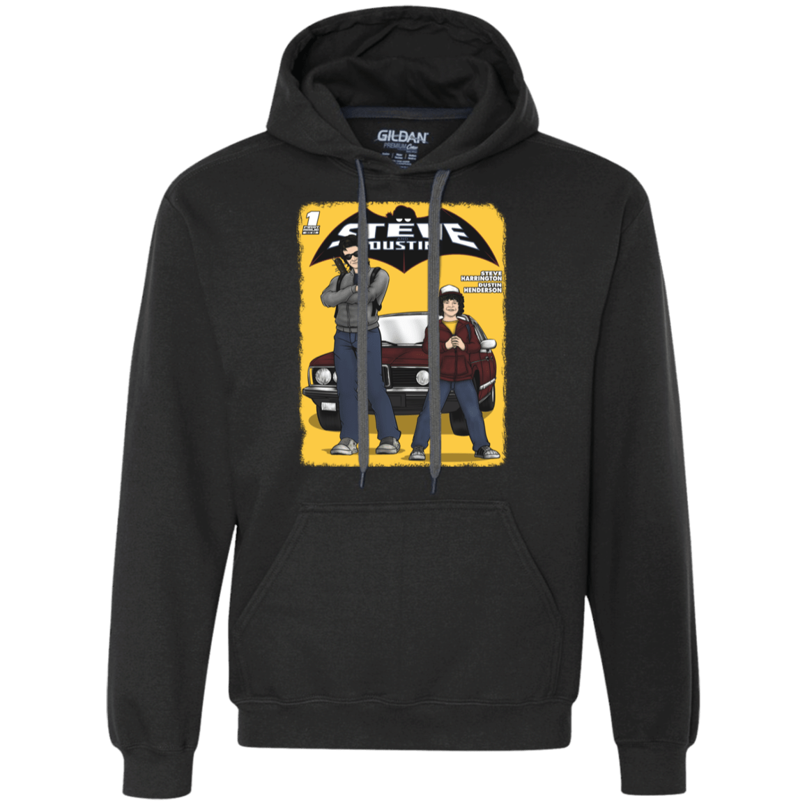 Sweatshirts Black / S Strange Duo Premium Fleece Hoodie