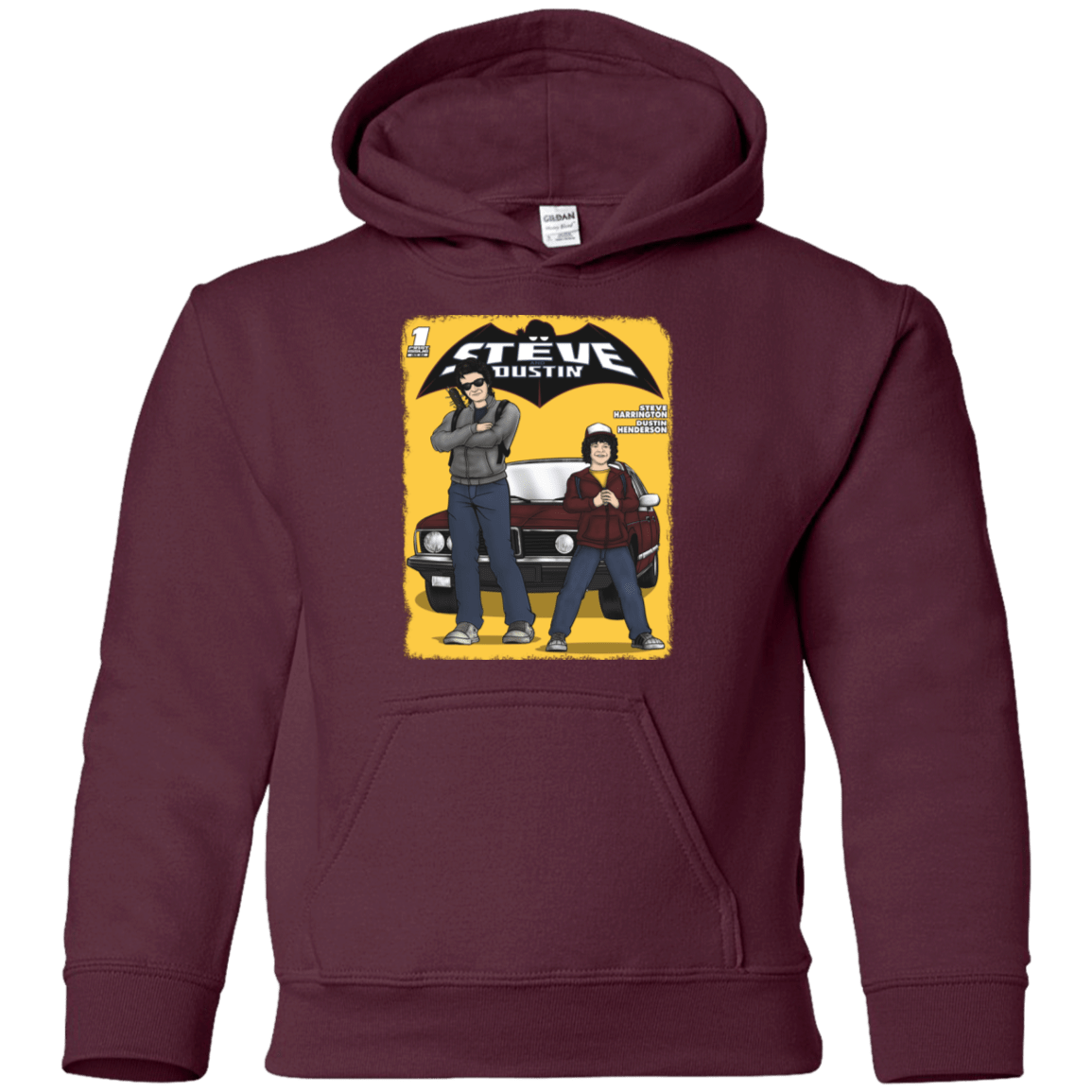 Sweatshirts Maroon / YS Strange Duo Youth Hoodie