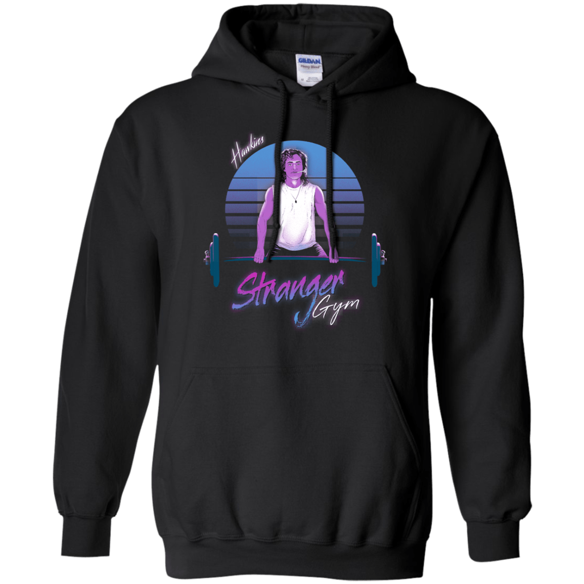 Sweatshirts Black / S Stranger Gym Pullover Hoodie